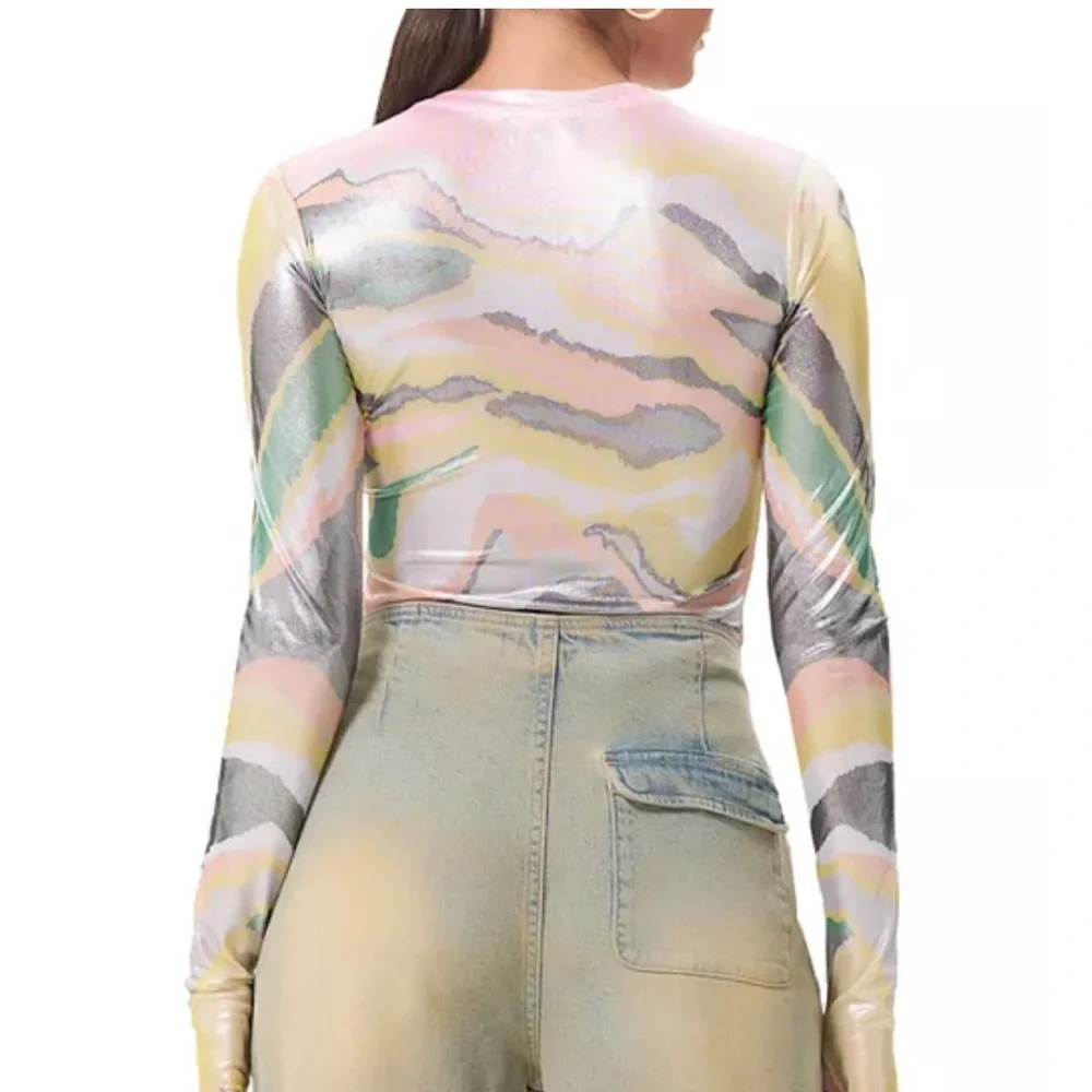 AFRM Metillac Abstract Long Sleeve Top - Picture 4 of 5